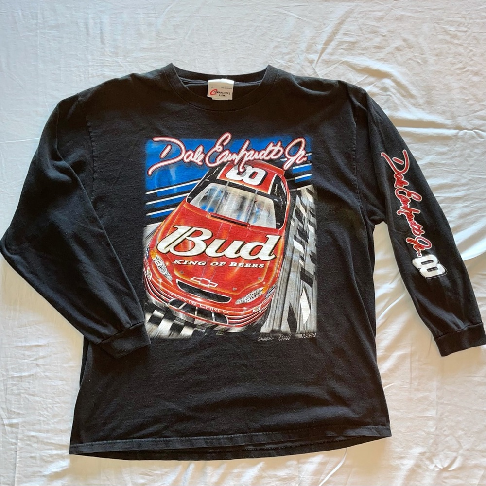 Vintage NASCAR Dale Jr. Budweiser long sleeve t-shirt